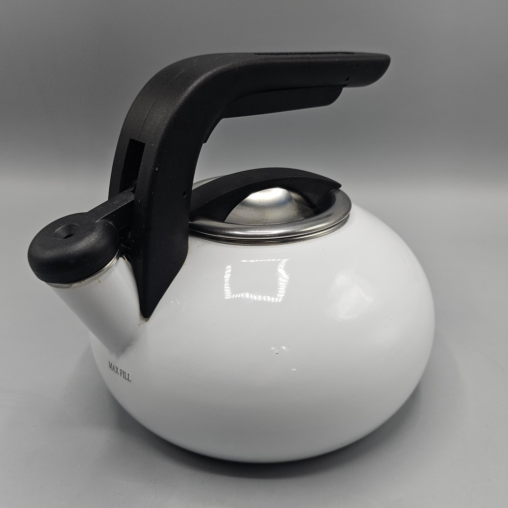 Kitchenaid White Whistling Tea Kettle 1.5 Quart‎